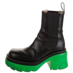 Bottega Veneta Leather Platform Boots